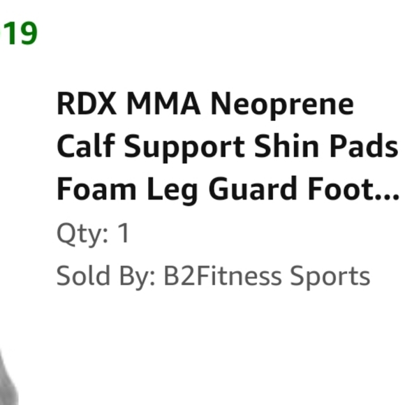 *BRAND NEW* RDX MMA NEOPRENE CALF SHIN PAD - Picture 3 of 3